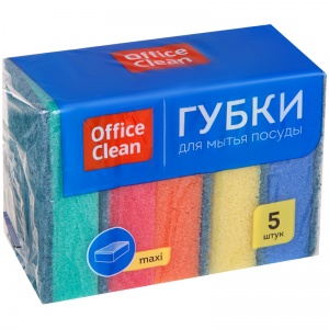 Губки для посуды Office Clean Maxi 5 шт/уп.
